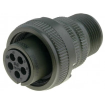 DS3106A14S-5S; Connector: circular; Series: DS/MS; plug; female; PIN: 5; for cable; AMPHENOL