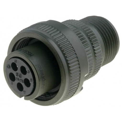 DS3106A14S-5S; Connector: circular; Series: DS/MS; plug; female; PIN: 5; for cable; AMPHENOL