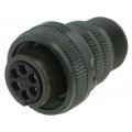 DS3106A14S-6S; Connector: circular; Series: DS/MS; plug; female; PIN: 6; for cable; AMPHENOL DS3106A14S-6S; Connector: circular; Series: DS/MS; plug; female; PIN: 6; for cable; AMPHENOL