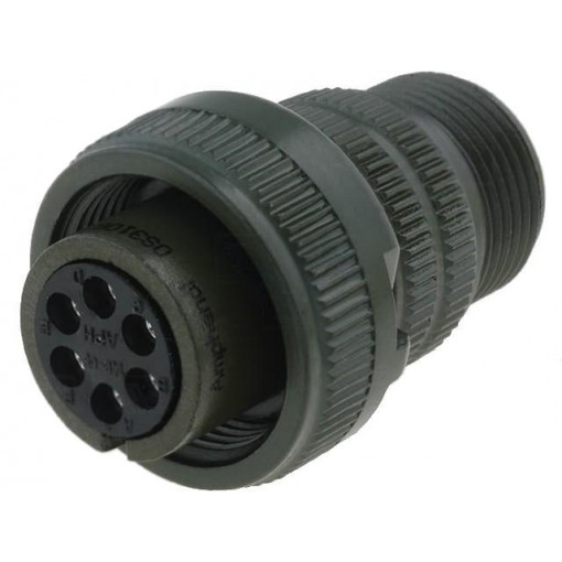 DS3106A14S-6S; Connector: circular; Series: DS/MS; plug; female; PIN: 6; for cable; AMPHENOL