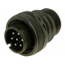 DS3106A16S-1P; Connector: circular; Series: DS/MS; plug; male; PIN: 7; for cable; AMPHENOL