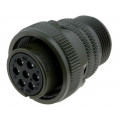 DS3106A16S-1S; Connector: circular; Series: DS/MS; plug; female; PIN: 7; for cable; AMPHENOL DS3106A16S-1S; Connector: circular; Series: DS/MS; plug; female; PIN: 7; for cable; AMPHENOL