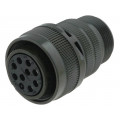 DS3106A18-1S; Connector: circular; Series: DS/MS; plug; female; PIN: 10; for cable; AMPHENOL
