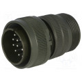 DS3106A20-29P; Connector: circular; Series: DS/MS; plug; male; PIN: 17; for cable; AMPHENOL
