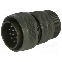 DS3106A20-29P; Connector: circular; Series: DS/MS; plug; male; PIN: 17; for cable; AMPHENOL