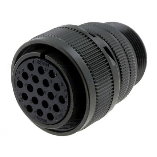 DS3106A22-14S; Connector: circular; Series: DS/MS; plug; female; PIN: 19; for cable; AMPHENOL DS3106A22-14S; Connector: circular; Series: DS/MS; plug; female; PIN: 19; for cable; AMPHENOL