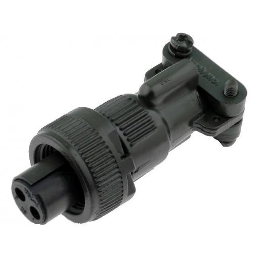 DS3106F-10SL-4S; Connector: circular; Series: DS/MS; plug; female; PIN: 2; for cable; AMPHENOL