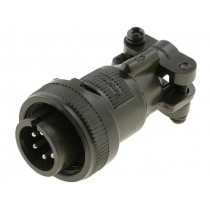 DS3106F14S-6P; Connector: circular; Series: DS/MS; plug; male; PIN: 6; for cable; AMPHENOL