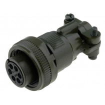 DS3106F14S-6S; Connector: circular; Series: DS/MS; plug; female; PIN: 6; for cable; AMPHENOL