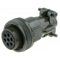 DS3106F16S-1S; Connector: circular; Series: DS/MS; plug; female; PIN: 7; for cable; AMPHENOL