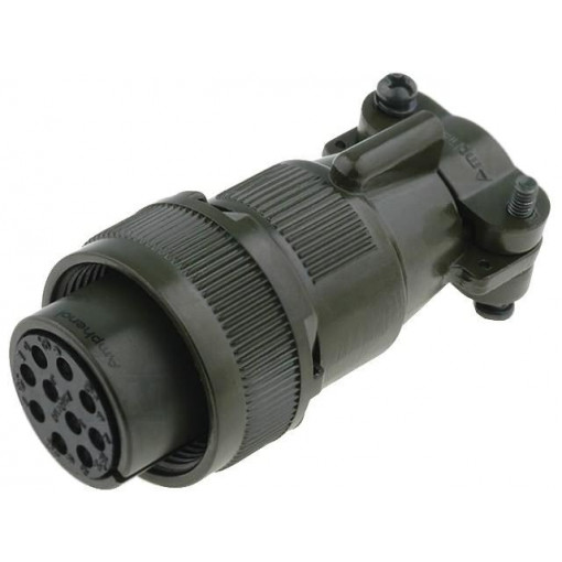 DS3106F18-1S; Connector: circular; Series: DS/MS; plug; female; PIN: 10; for cable; AMPHENOL