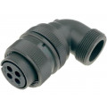DS3108A18-10S; Connector: circular; Series: DS/MS; plug; female; PIN: 4; for cable; AMPHENOL