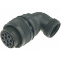 DS3108A18-1S; Connector: circular; Series: DS/MS; plug; female; PIN: 10; for cable; AMPHENOL