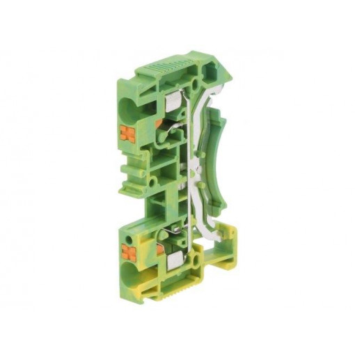 DS4-PE-01P-1C-00AH; Splice terminal: rail; 0.2÷6mm2; ways: 1; terminals: 2; Width: 6.2mm; DEGSON ELECTRONICS