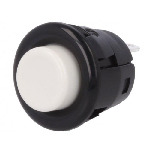 DS412-W; Switch: push-button; Pos: 2; SPST-NO; 3A/125VAC; OFF-(ON); 1kV; MIYAMA