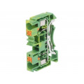 DS6-PE-01P-1C-00AH; Splice terminal: rail; 0.5÷10mm2; ways: 1; terminals: 2; TS35; 1kV; DEGSON ELECTRONICS