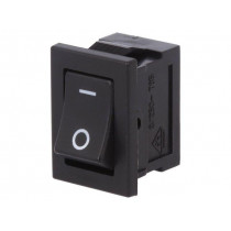 DS-850K-S-IO-K; ROCKER; SPST; Pos: 2; ON-OFF; 3A/250VAC; black; none; Rcont max: 20mΩ; MIYAMA DS-850K-S-IO-K; ROCKER; SPST; Pos: 2; ON-OFF; 3A/250VAC; black; none; Rcont max: 20mΩ; MIYAMA
