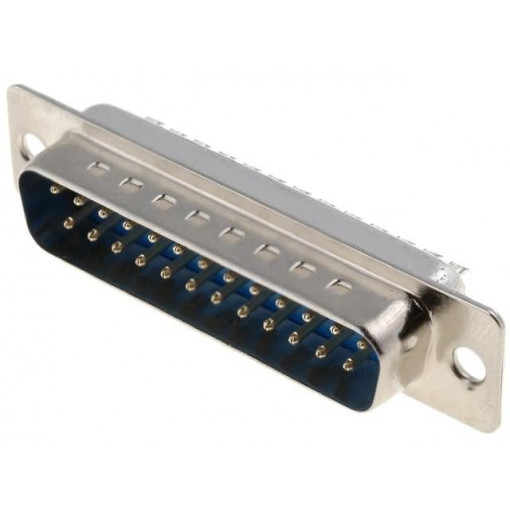 DSC-025; D-Sub; PIN: 25; plug; male; for cable; soldering; 5A; NINIGI