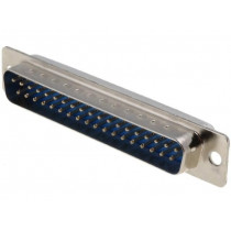 DSC-037; D-Sub; PIN: 37; plug; male; for cable; soldering; 5A; NINIGI