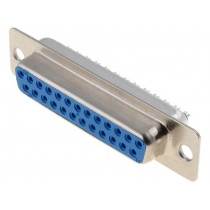DSC-125; D-Sub; PIN: 25; plug; female; for cable; soldering; 5A; NINIGI DSC-125; D-Sub; PIN: 25; plug; female; for cable; soldering; 5A; NINIGI