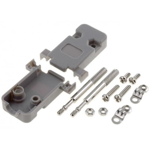 DS1045-09AP1L1; Enclosure: for D-Sub connectors; D-Sub 9pin,D-Sub HD 15pin; CONNFLY