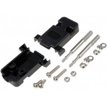 DS1045-09BP1L1; Enclosure: for D-Sub connectors; D-Sub 9pin,D-Sub HD 15pin; CONNFLY