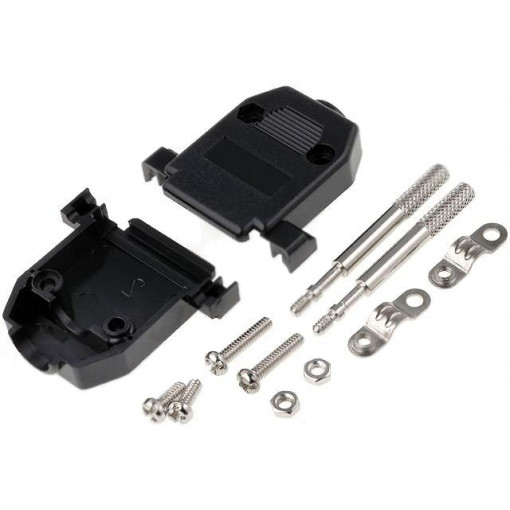 DS1045-15BP1L1; Enclosure: for D-Sub connectors; D-Sub 15pin,D-Sub HD 26pin; CONNFLY