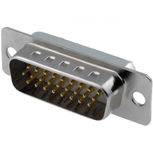 DSC-426; D-Sub HD; PIN: 26; plug; male; for cable; straight; soldering; 5A; NINIGI