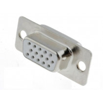 DSC-515; D-Sub HD; PIN: 15; plug; female; for cable; straight; soldering; NINIGI