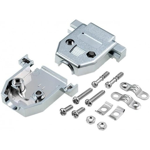 DS1046-15C1S1; Enclosure: for D-Sub connectors; D-Sub 15pin,D-Sub HD 26pin; CONNFLY