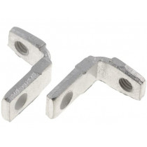 160X10589X; Set of angle brackets for D-Sub; M3; Kit: 2 angle brackets; CONEC 160X10589X; Set of angle brackets for D-Sub; M3; Kit: 2 angle brackets; CONEC