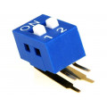 ; Switch: DIP-SWITCH; Poles number: 2; ON-OFF; 0.05A/12VDC; Pos: 2; NINIGI