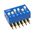 ; Switch: DIP-SWITCH; Poles number: 6; ON-OFF; 0.05A/12VDC; Pos: 2; NINIGI