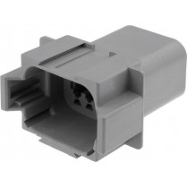 DT04-08PA; Connector: wire-wire; DT; plug; male; PIN: 8; IP68; Locking: latch; DEUTSCH