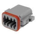 DT06-08SA; Connector: wire-wire; DT; plug; female; PIN: 8; IP68; Locking: latch; DEUTSCH