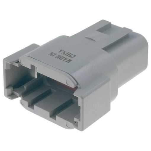 DTM04-08PA; Connector: wire-wire; DTM; plug; male; PIN: 8; IP68; Locking: latch; DEUTSCH