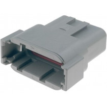 DTM04-12PA; Connector: wire-wire; DTM; plug; male; PIN: 12; IP68; Locking: latch; DEUTSCH