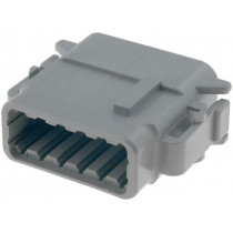 DTM06-12SA; Connector: wire-wire; DTM; plug; female; PIN: 12; IP68; for cable; DEUTSCH