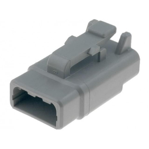 DTM06-3S; Connector: wire-wire; DTM; plug; female; PIN: 3; IP68; Locking: latch; DEUTSCH