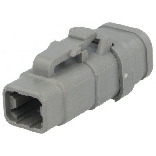 DTM06-4S-E007; Connector: wire-wire; DTM; plug; female; PIN: 4; IP68; Locking: latch; DEUTSCH
