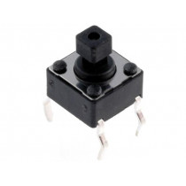 DTS-644K; Microswitch TACT; SPST-NO; Pos: 2; 0.05A/12VDC; THT; none; 1N; 7.3mm; DIPTRONICS