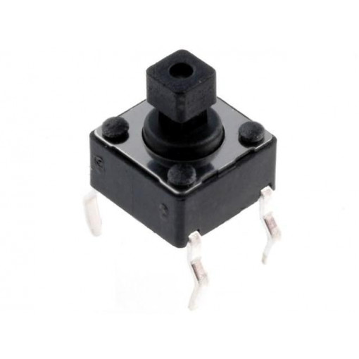 DTS-644K; Microswitch TACT; SPST-NO; Pos: 2; 0.05A/12VDC; THT; none; 1N; 7.3mm; DIPTRONICS