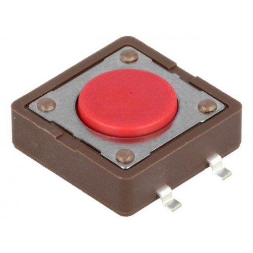 DTSM-21R-V-B; Microswitch TACT; SPST-NO; Pos: 2; 0.05A/12VDC; SMT; none; 2.6N; DIPTRONICS