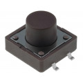 DTSM-25N-V-B; Microswitch TACT; SPST-NO; Pos: 2; 0.05A/12VDC; SMT; none; 1.6N; DIPTRONICS