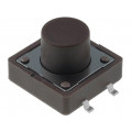 DTSM-25Y-V-B; Microswitch TACT; SPST-NO; Pos: 2; 0.05A/12VDC; SMT; none; 5.2N; DIPTRONICS