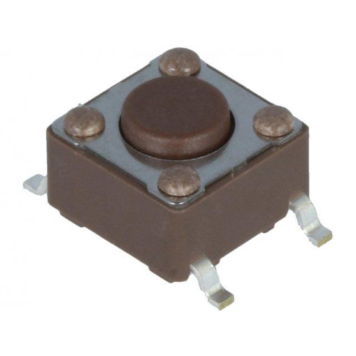 DTSM-61N-V-B; Microswitch TACT; SPST-NO; Pos: 2; 0.05A/12VDC; SMT; none; 1.6N; DIPTRONICS