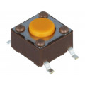 DTSM-61S-V-B; Microswitch TACT; SPST-NO; Pos: 2; 0.05A/12VDC; SMT; none; 3.2N; DIPTRONICS