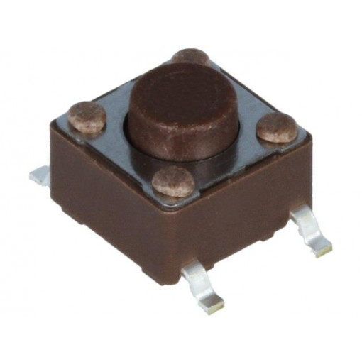 DTSM-62N-V-B; Microswitch TACT; SPST-NO; Pos: 2; 0.05A/12VDC; SMT; none; 1.6N; DIPTRONICS