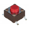 DTSM-62R-V-B; Microswitch TACT; SPST-NO; Pos: 2; 0.05A/12VDC; SMT; none; 2.6N; DIPTRONICS
