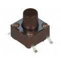 DTSM-63N-V-B; Microswitch TACT; SPST-NO; Pos: 2; 0.05A/12VDC; SMT; none; 1.6N; DIPTRONICS